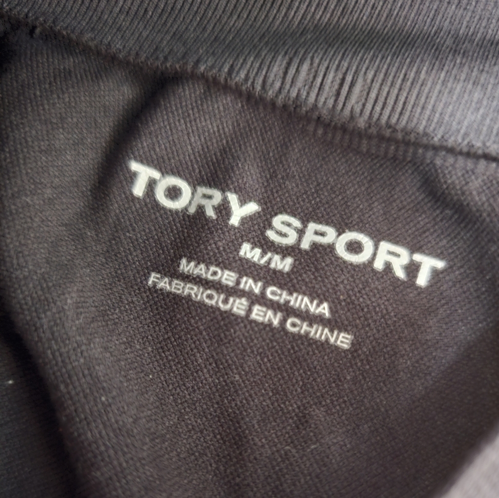 Tory Sport Black Seamless Leggings with Logo - Picture 7 of 13